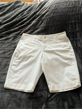 White denim shorts vintage Liz Claiborne Jackie